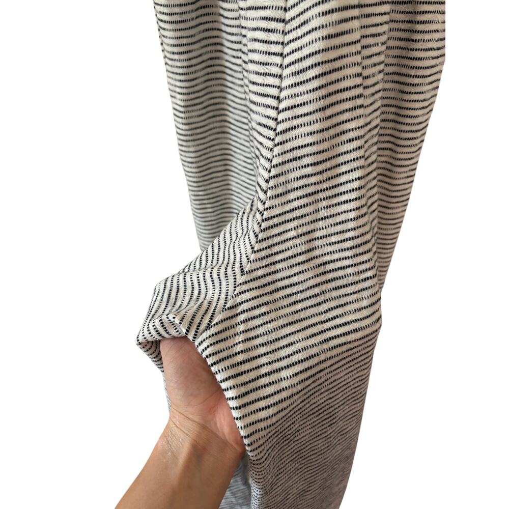 Old Navy Womens Striped Smocked Wide Leg Jumpsuit Black White Size Small S - Picture 6 of 7